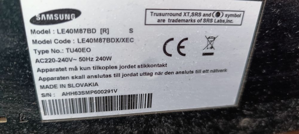 Ecrã LCD Samsung le40m82bd64286067315969121