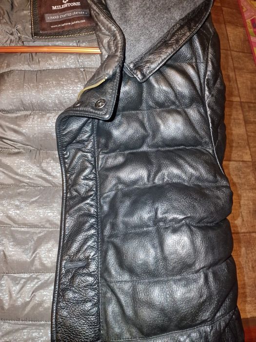 Шкіряна куртка чоловіча