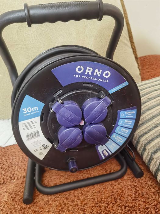 Przedłużacz bębnowy na zewnątrz ORNO OR-AE-13157(GS) 30m IP44 3200W