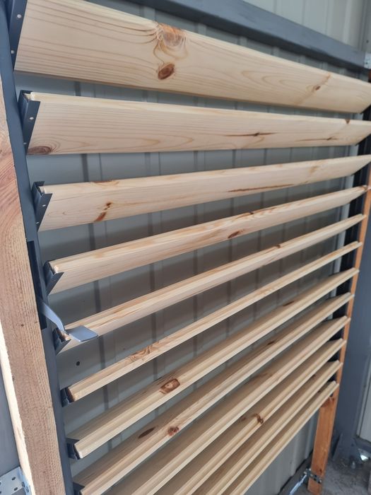 Żaluzje ogrodowe ruchome deseczki system