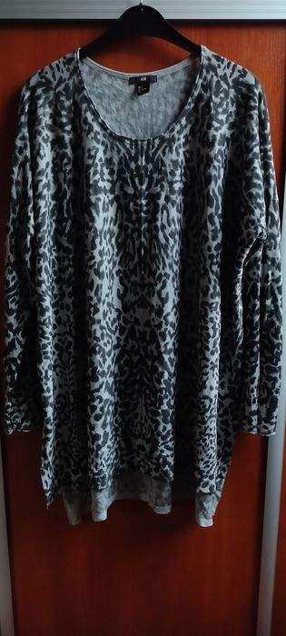 Ładna Duża Tunika oversize H&M w panterkę L stan idealny