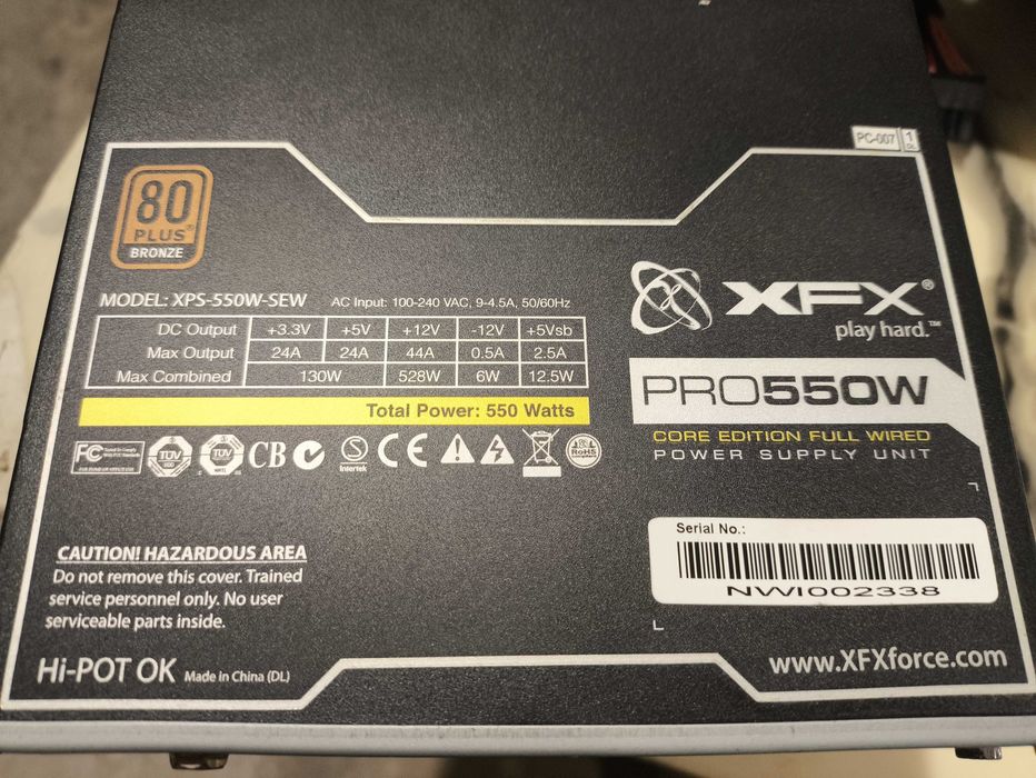 Komuter PC bez dysku i obudowy
