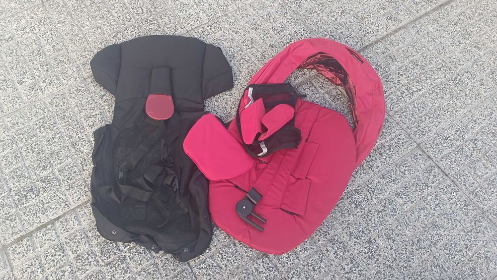 Carrinho passeio Cybex Mios + capa chuva + forro extra + adaptadores cloud z