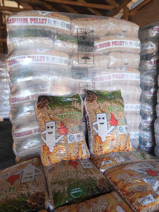 Pellet drzewny 6 mm sosnowy Solid, Premium, Olczyk i Terra En plus A1