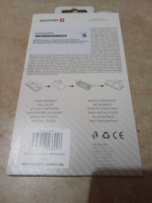 Película de Vidro SWISSTEN Redmi A3