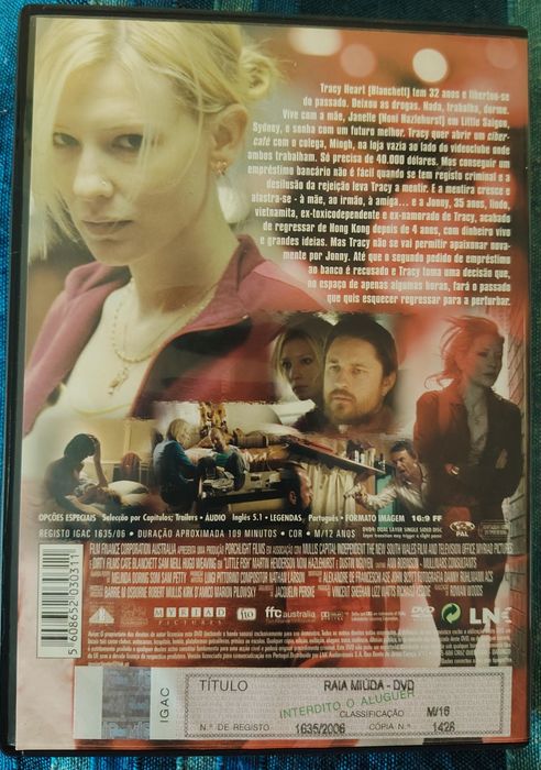 DVD *Raia Miúda " - Ótimo estado