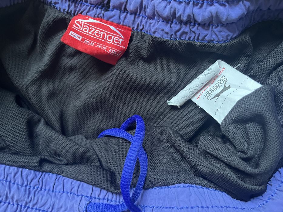 Slazenger oryginał spodenki szorty sportowe czarne M/L  z logo
