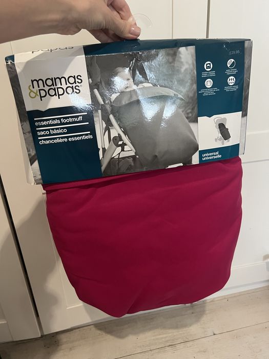 Różowy śpiwór do wózka mamas&papas nowy