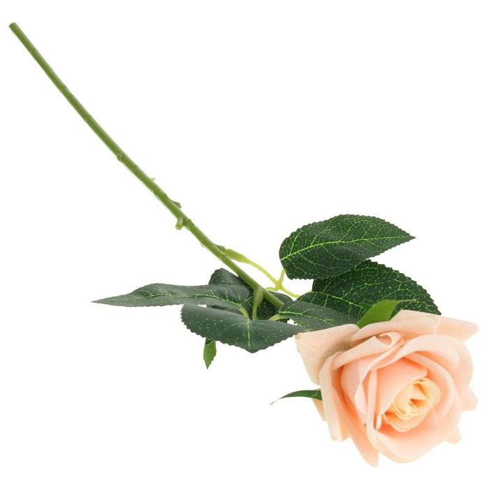 Róża Silikonowa Gałązka Kwiaty Sztuczne Dekoracje do Wazonu 44 cm