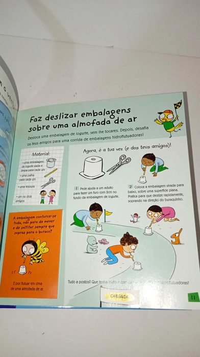Experiências com ar - Pequenos cientistas64740557113090125