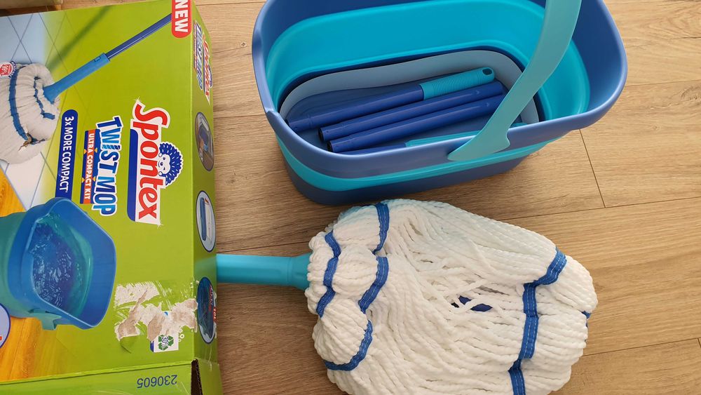 Spontex Twist mop nowy wiadro
