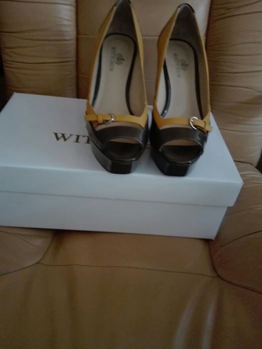 Skórzane buty Wittchen, szpilki Wittchen