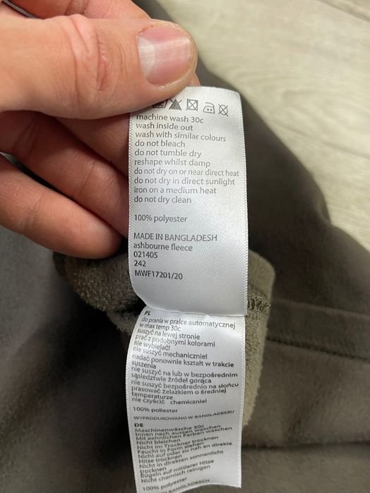 Mountain Warehouse кофта толстовка L размер флисовая трекинговая