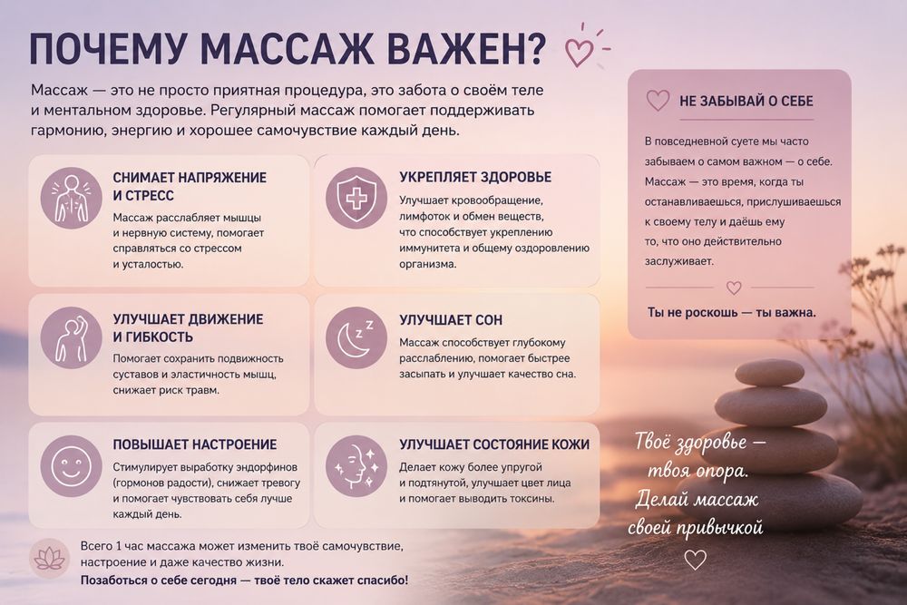 Массаж в Кривом Роге | Расслабление и восстановление