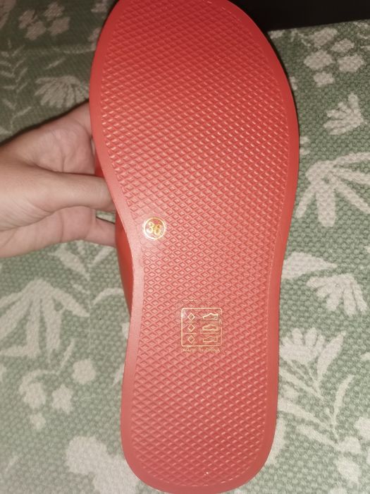 Chinelos laranja Lola Casademunt by Maite 36