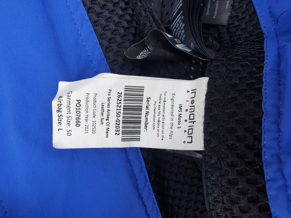 Rst ProSeries 60 Eur 4xl InMotion , kombinezon motocyklowy z poduszką
