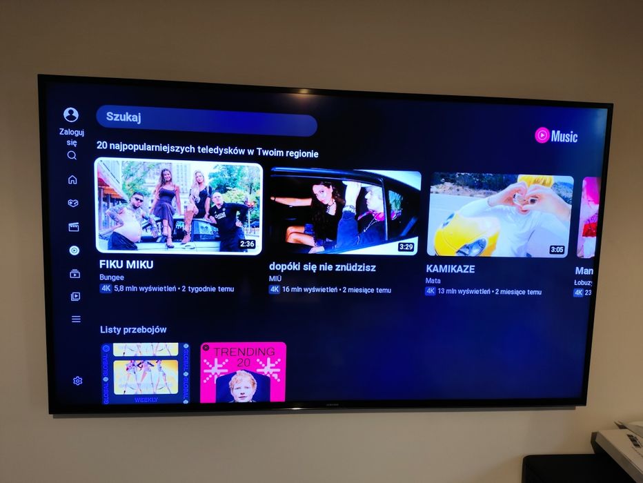 Telewizor Smart TV Samsung 60" 4K UHD DVB-T2 hevc internet wifi