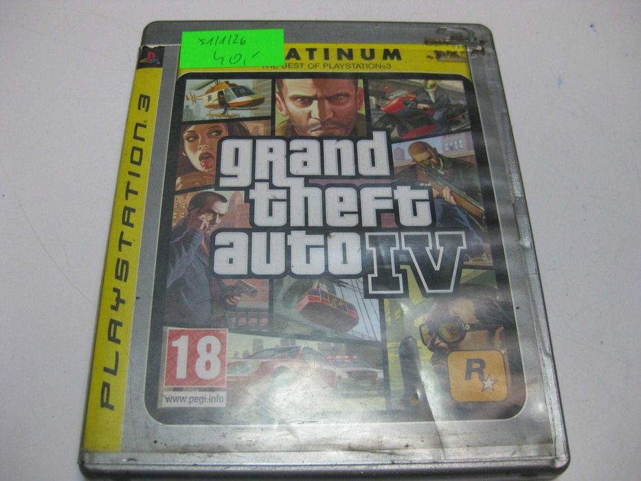 Gra na PS3 PlayStation 3 GTA 4  GTA IV