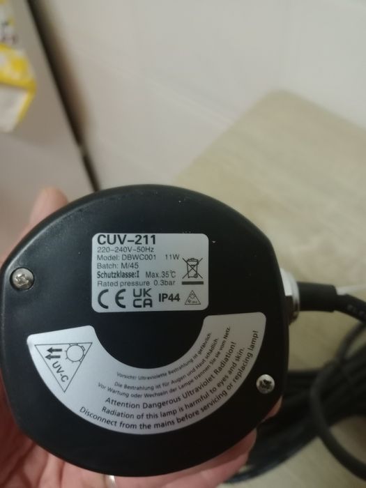 Filtro UVC para aquário