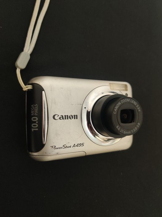 Canon PowerShot A 495 Silver Вінтажна Мильниця фотоапарат фотокамера