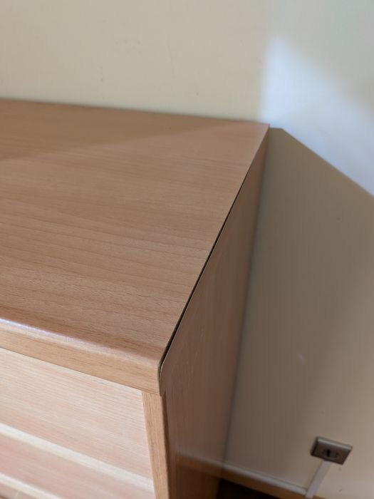 Moveis quarto solteiro. Cama, cómoda, camiseiro