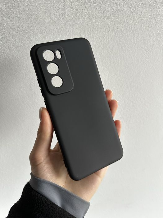 Etui silikonowe czarne do OPPO RENO 12 PRO 5G