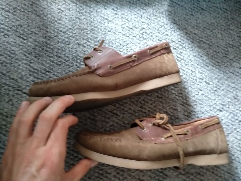 buty meskie marynarskie skorzane