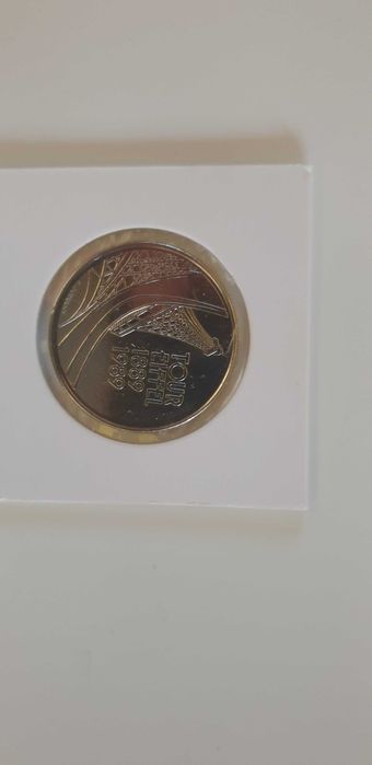 Commemorative 5 Francs Coin – Eiffel Tower 1989