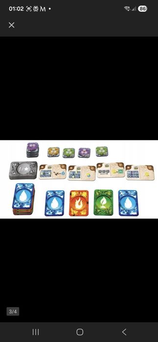 PLEMIONA WIATRU gra planszowa fantasy sci- fi WIELKA 447 ELEMENTÓW