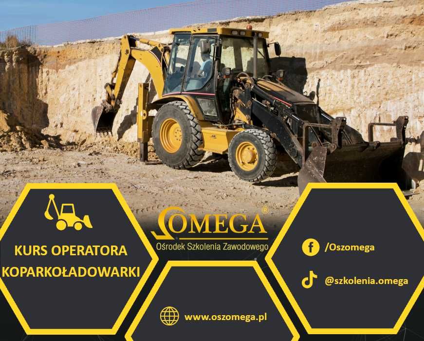 1600zł Kurs na KOPARKOŁADOWARKI, szkoelnie koparkoładowarka, 5.01