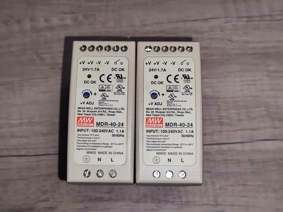 Zasilacz 24V 40W Mean Well MDR-40-24