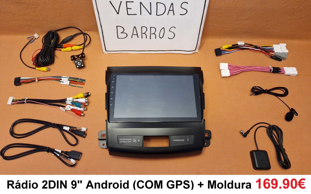 Rádio 2DIN • Citroen Crosser • Peugeot 4007 • Mitsubishi Outlander ASX