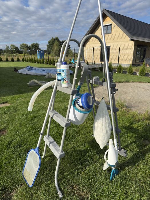 Basen 427x107 plus akcesoria i pompa 3028l/h