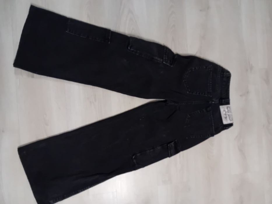 #ÐB Sisiter spodnie czarne szerokie nogawki