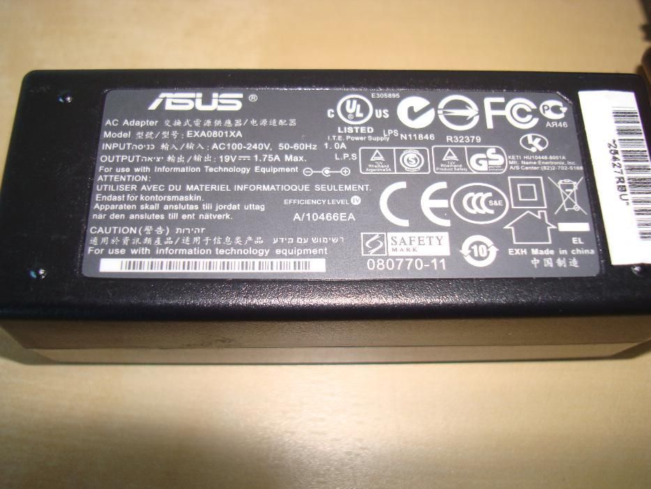 Carregador portátil Asus EXA0801xA Original