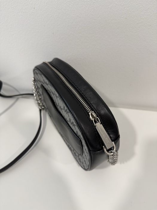 Mala Michael Kors Monograma Cinza/Preto