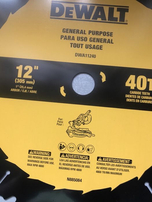 Пильний дискDEWALT 305 mm оригінал