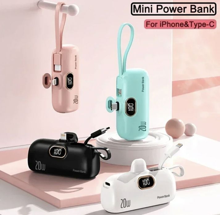 Mini Power Bank 22.5 5000 mAh Fast C-C