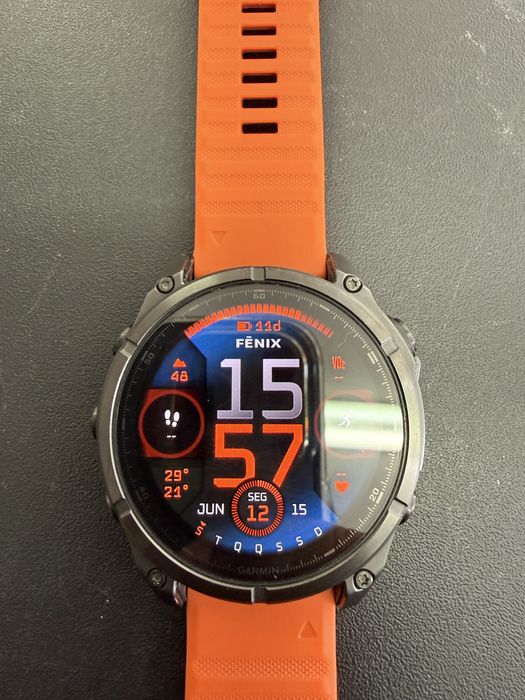 Garmin Fenix 8 safira/amoled 47 mm, igual a novo