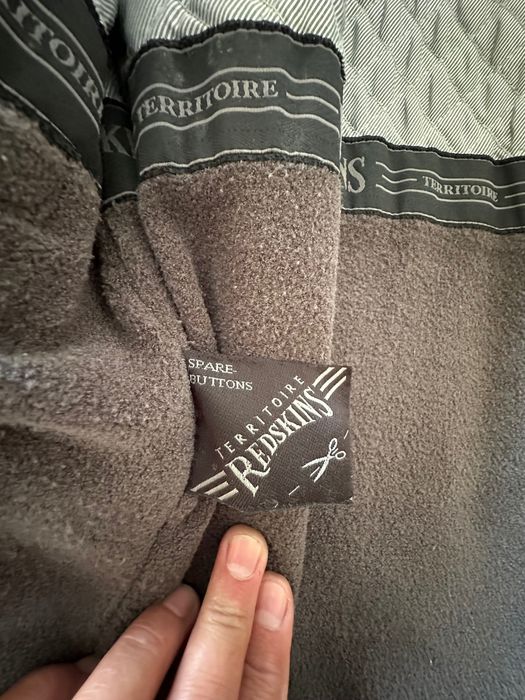 Casaco Peacoat Redskins - Pele de Vaca Premium - Tamanho M