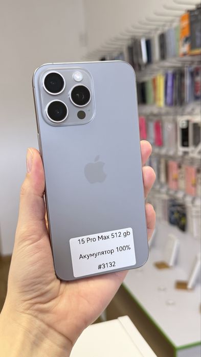 Iphone 15 Pro Max 512 Gb Natural Titanium Відмінний стан / з Гарантією