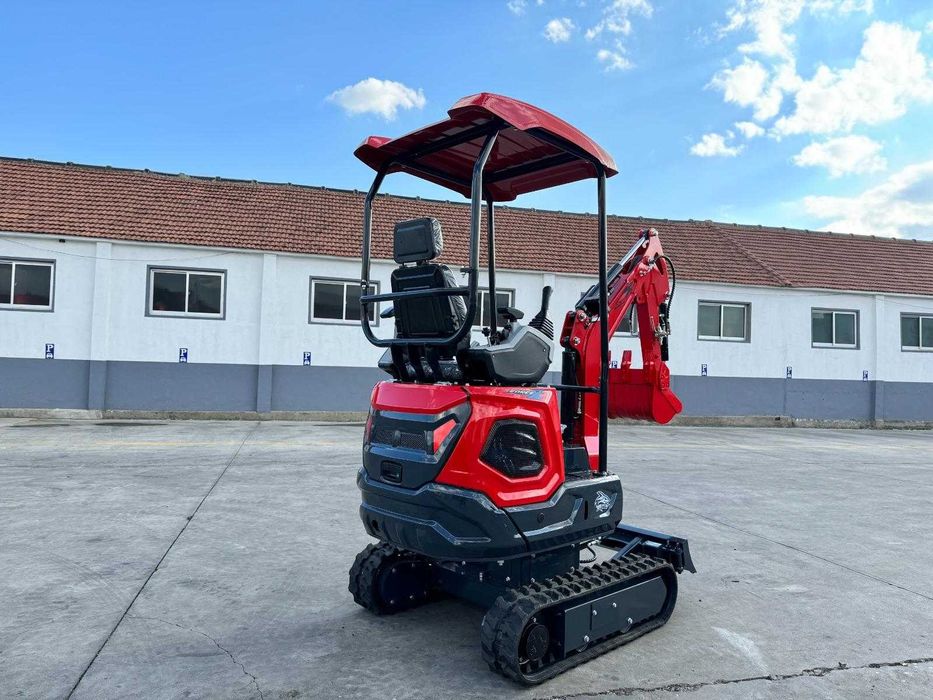 Mini escavadora KUBOTA rotativa sobre esteiras 1,5 toneladas