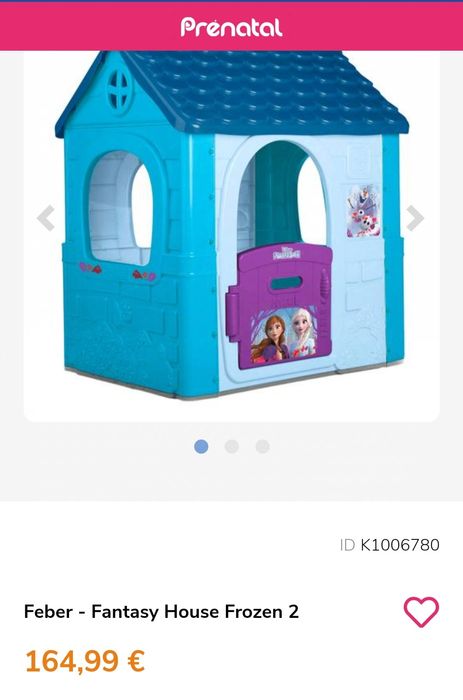 Casa de brincar da frozen