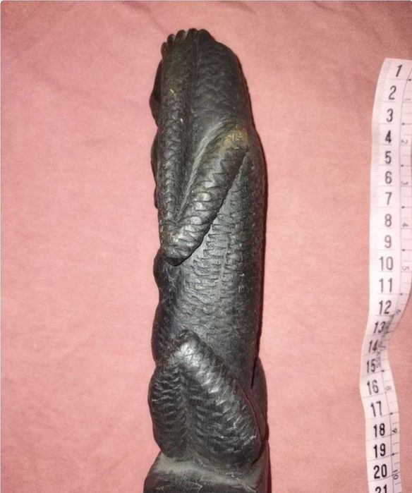 Дерев'яна статуетка "Нічого не чую" відмінний стан