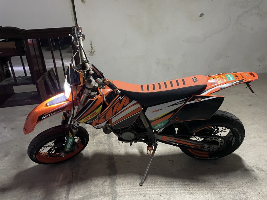 Ktm 125 exc (supermotard) muitos extras