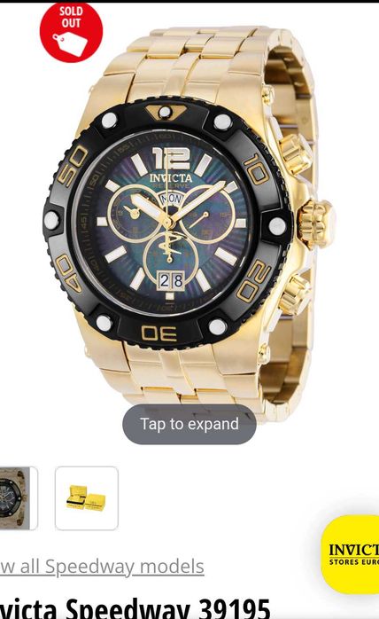 Invicta Speedway 39195 Men's Quartz 47mm