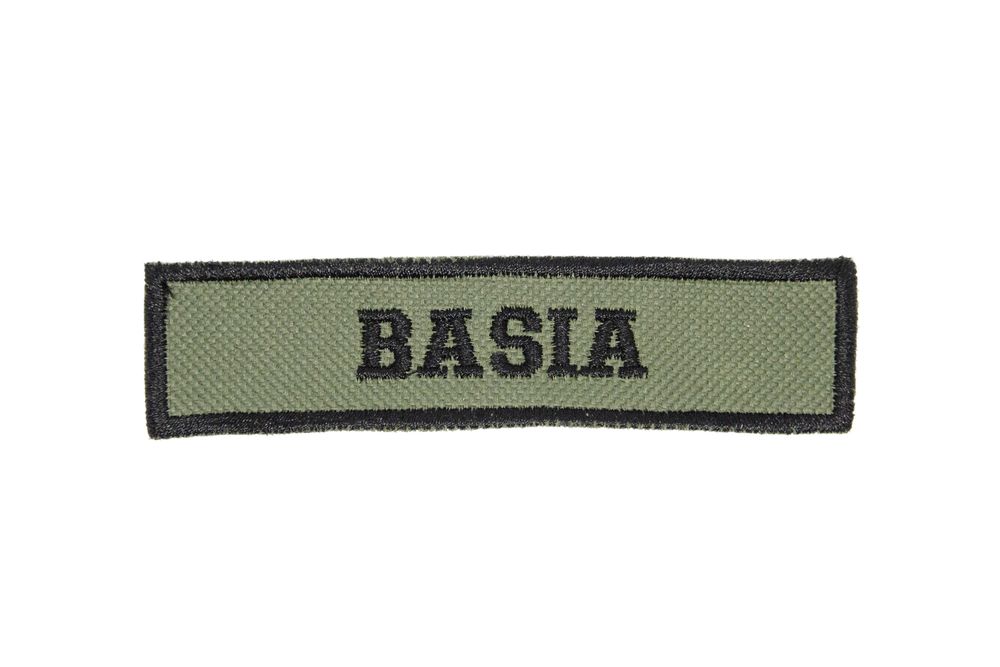 Naszywka imienna wojskowa na rzep imię imiennik 3x11 ludwik