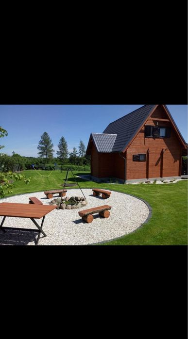 Dom letniskowy rekreacyjny nad jeziorem wynajem Mazury Warmia m. Urowo