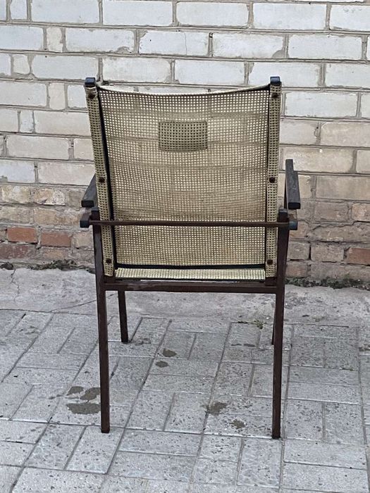 Стол 4 стула дерево металл