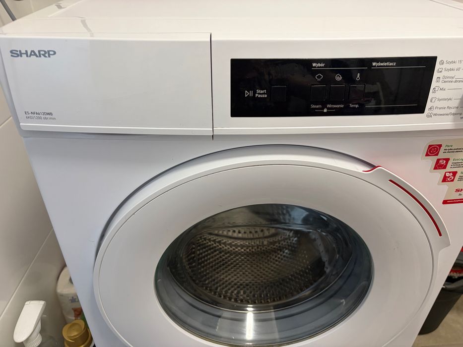 Pralka Sharp ES-NFA612DWB-PL Slim 6kg 1200obr/min